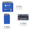 Mighty Max Battery YB9A-A 12V 9AH GEL Replacement Battery compatible with Suzuki LT-F 160 K3 CB9A-A 2003 - 4PK MAX4001155 - alternate 2